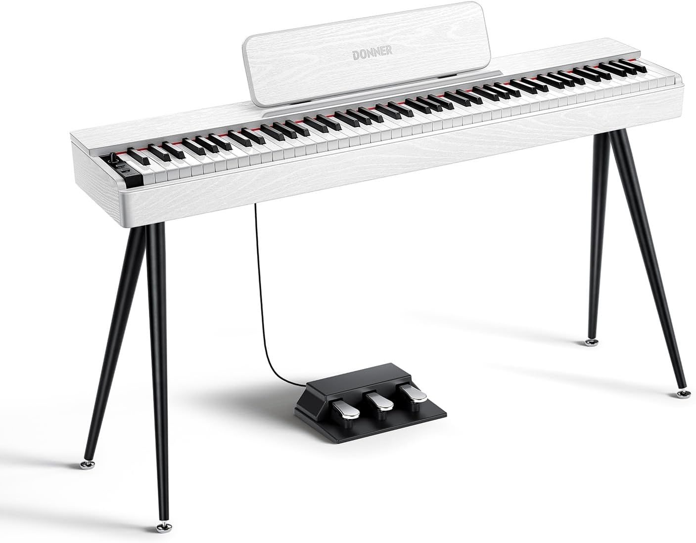 Donner OURA S100 Digital Piano: 88 Key Graded Hammer Keyboard