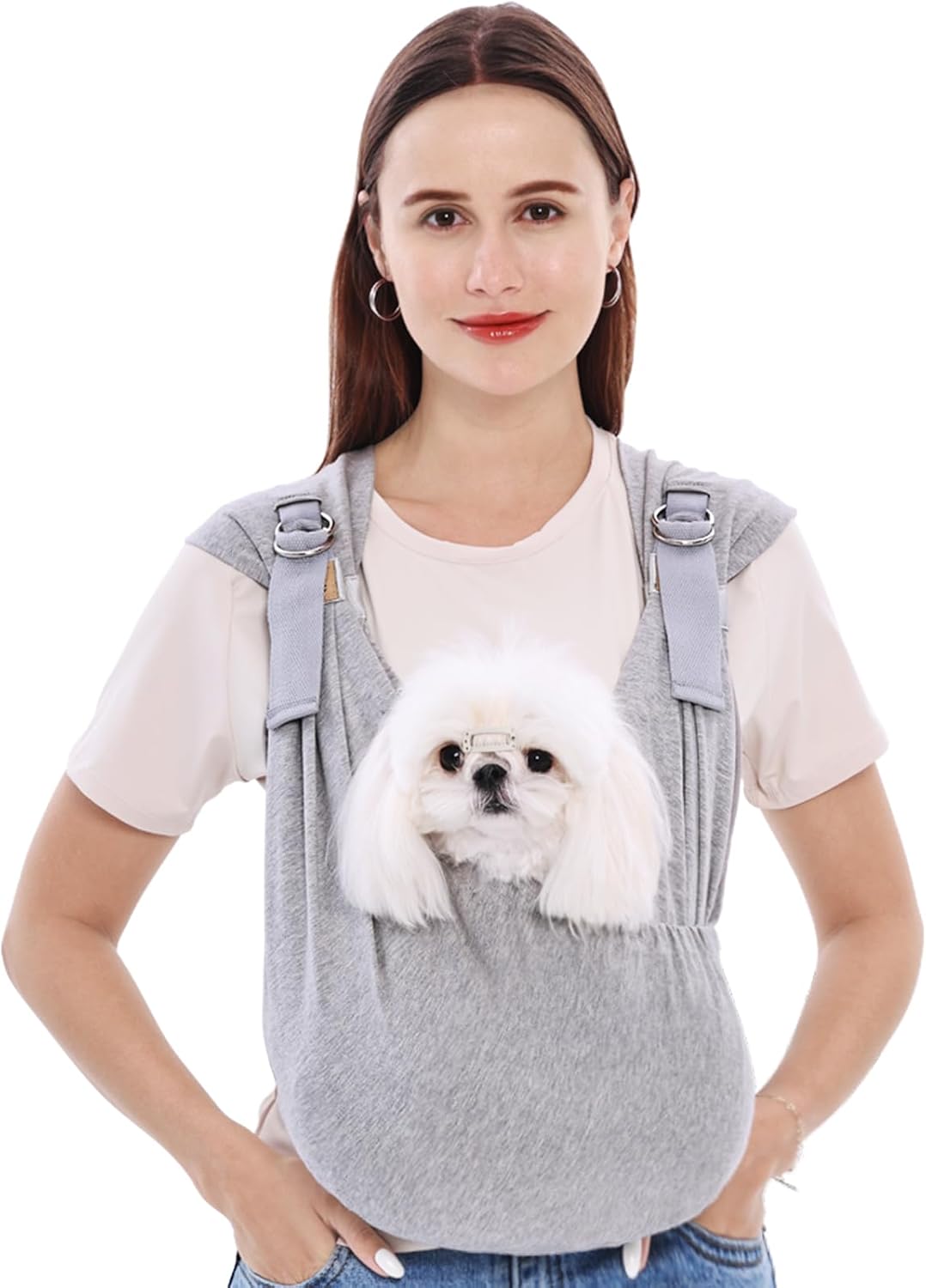 Supet Dog Carrier Sling for Small Dogs - Hands-Free Comfort