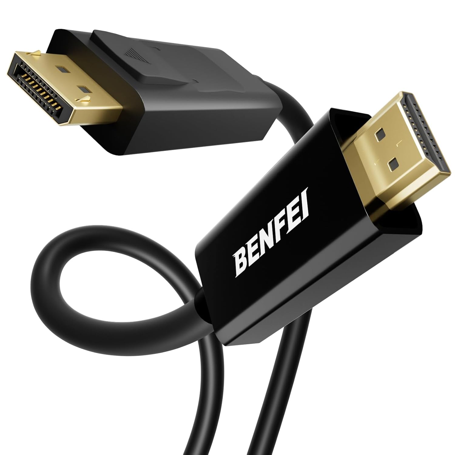 BENFEI DisplayPort to HDMI Cable - 6 Feet, 5 Pack for High Quality