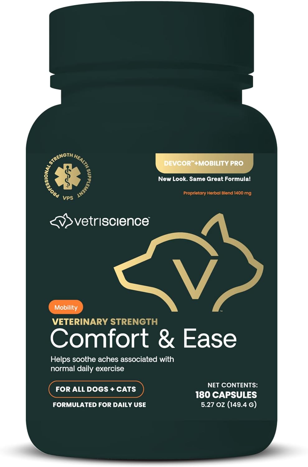 VETRISCIENCE Comfort & Ease Capsules for Pet Joint Health