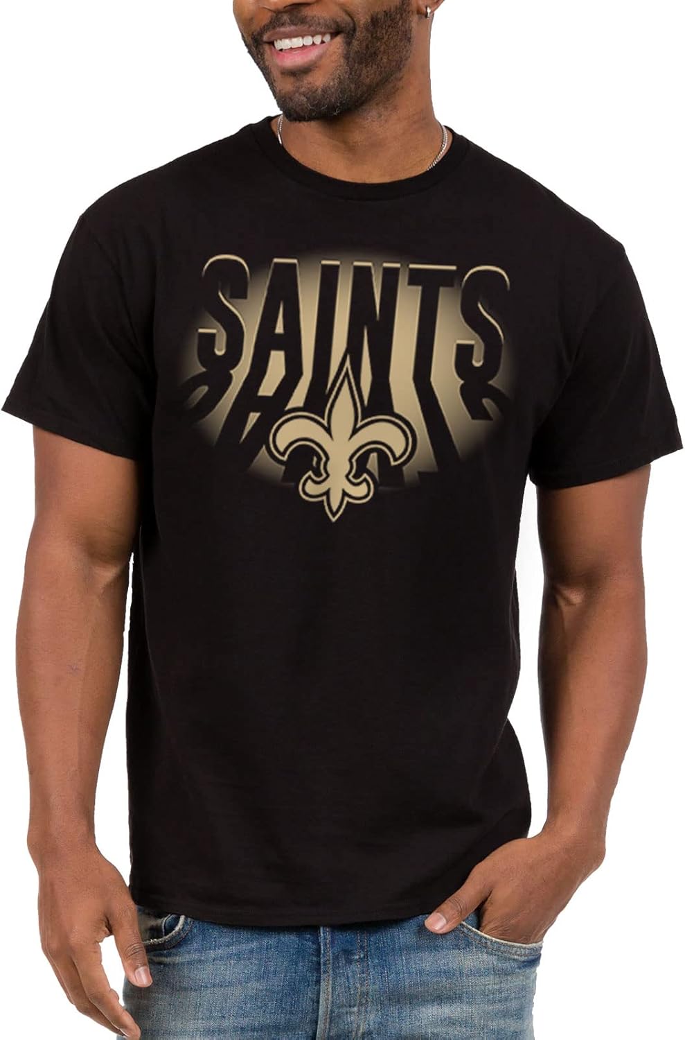 New Orleans Saints Short Sleeve Fan Shirt - NFL Apparel