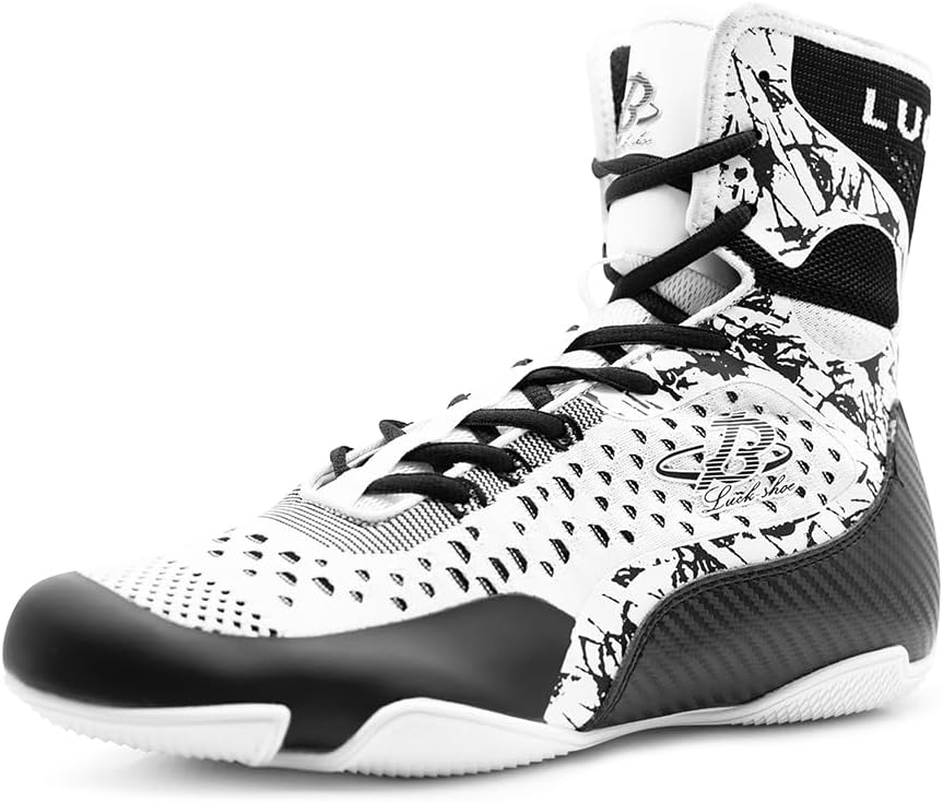 Breathable High-Top Boxing Shoes: B LUCK SHOE