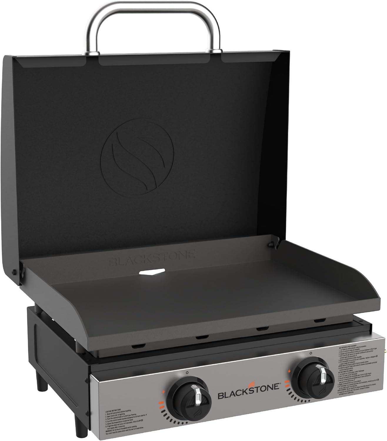 Blackstone 22 Tabletop Griddle with Hood for Outdoor Cooking