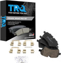 TRQ Front Brake Pads Ceramic Compatible with 2007-2016 Mini Cooper