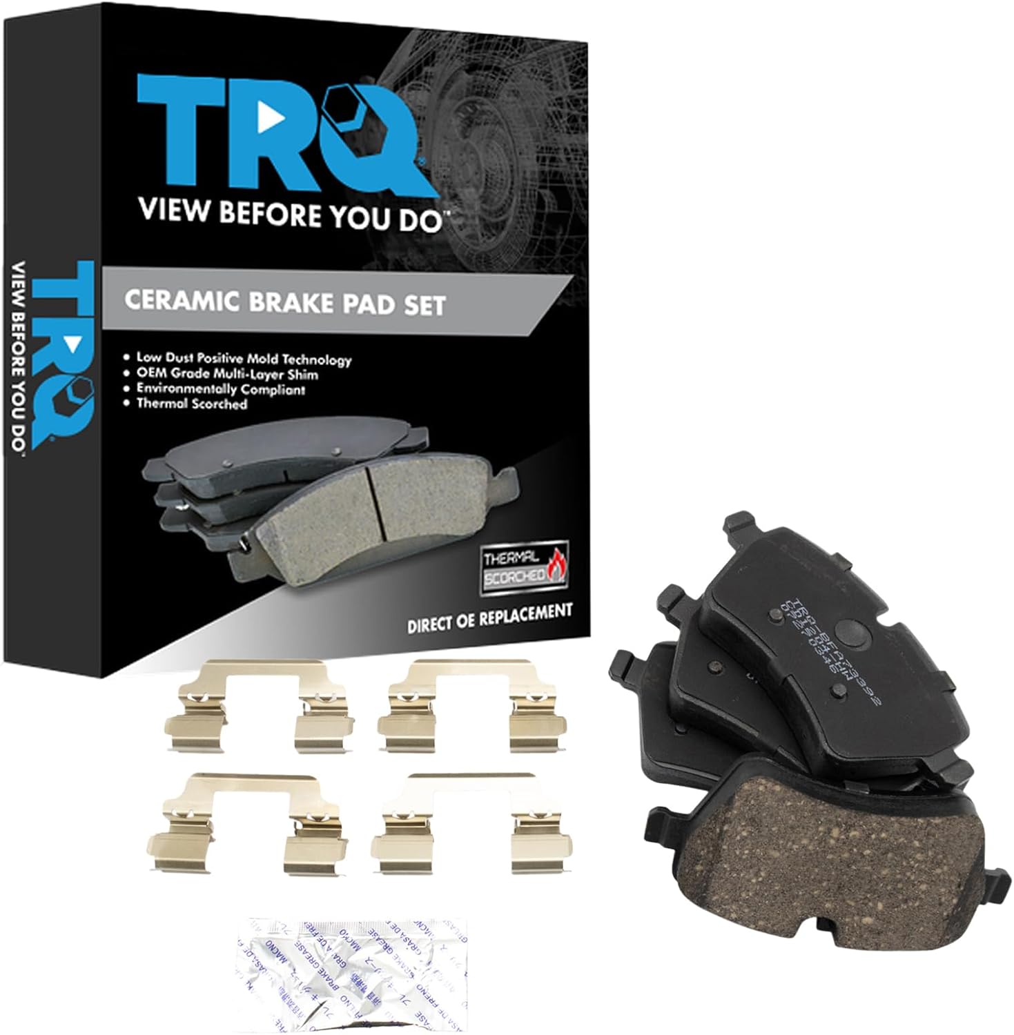 TRQ Front Brake Pads Ceramic for Mini Cooper & Countryman
