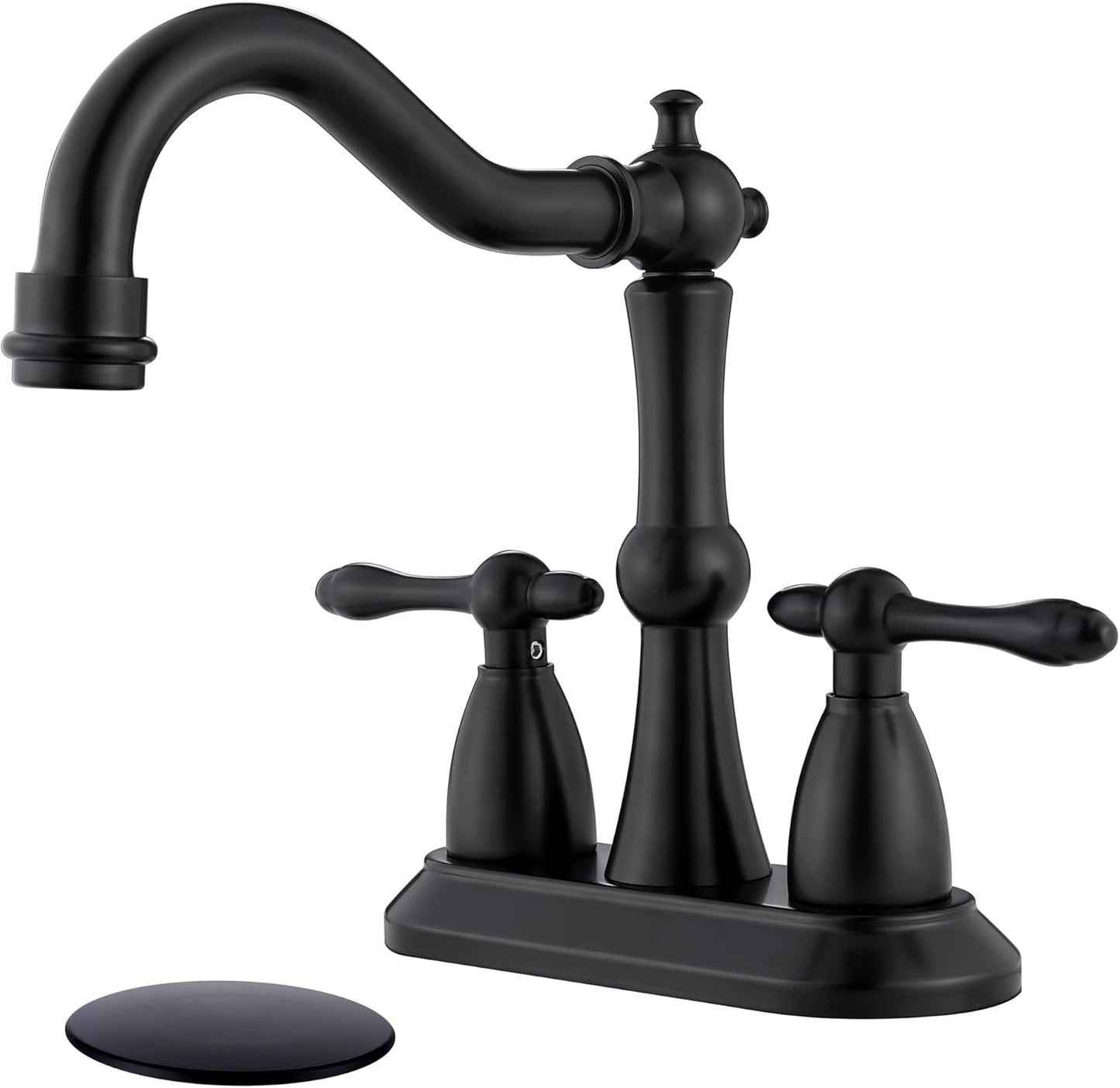 Matte Black Antique Bathroom Sink Faucet for Stylish Spaces