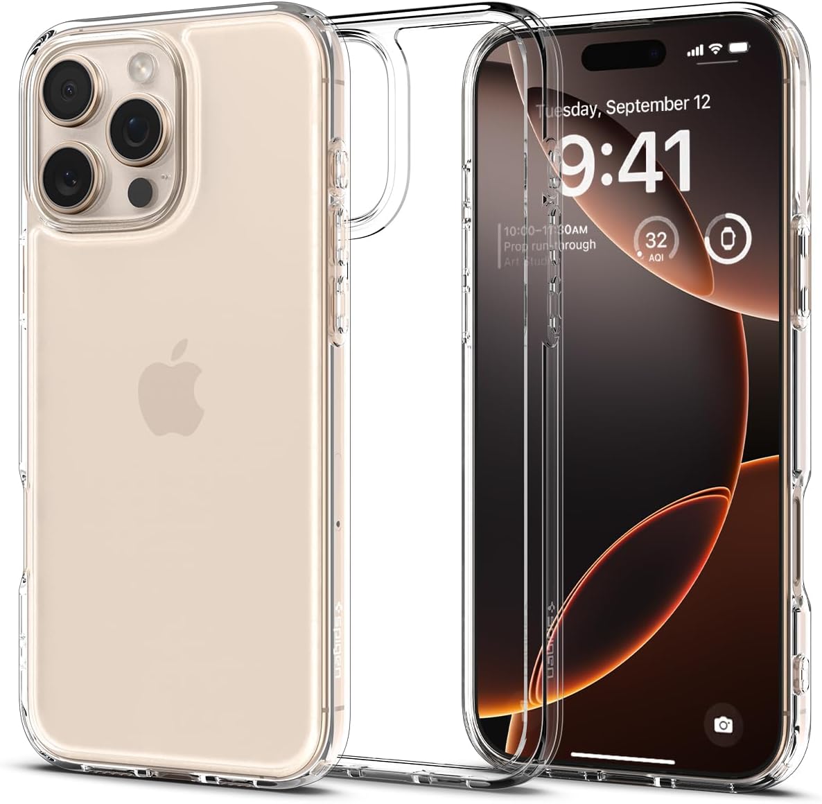 Spigen Ultra Hybrid Case for iPhone 16 Pro Max - Crystal Clear