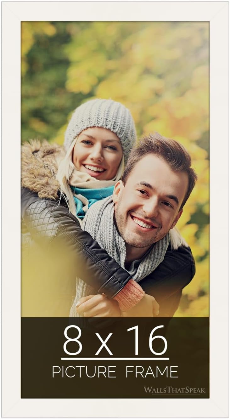 8x16 White Picture Frame for Puzzles, Posters, and Photos