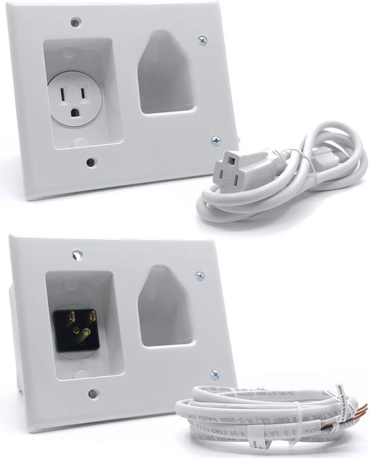 In-Wall Cable Management Kit: Sleek TV Setup