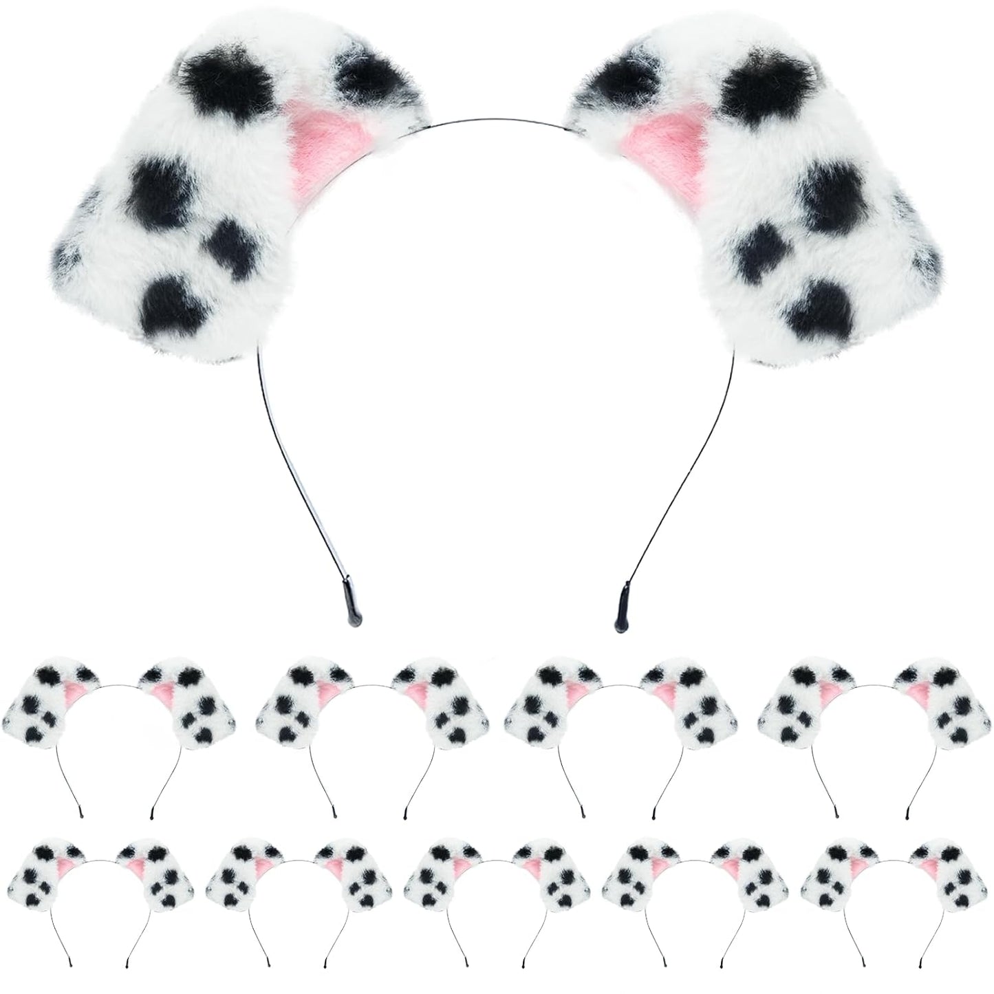 Dalmatian Dog Ears Headband for Halloween and Cosplay Fun