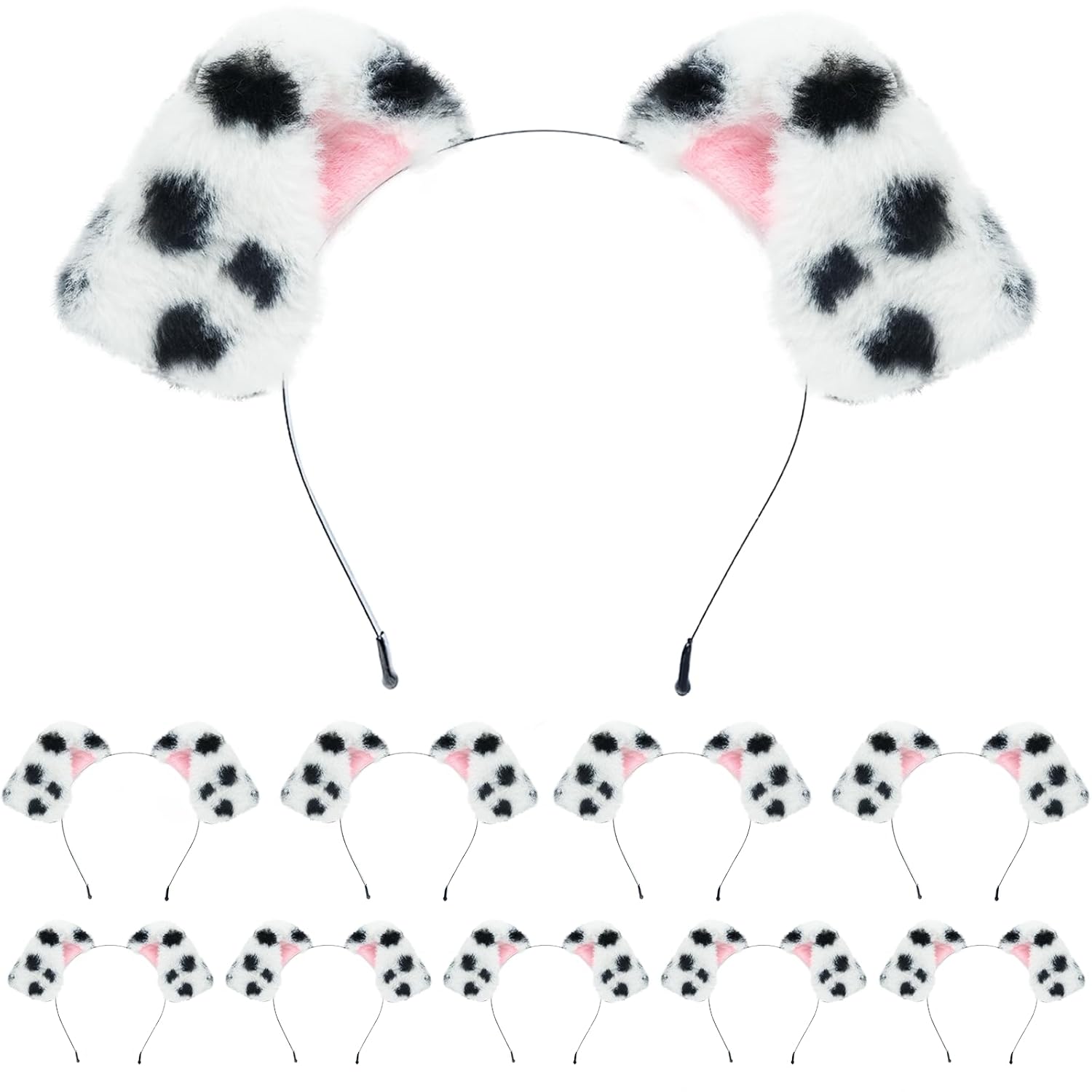 Dalmatian Dog Ears Headband for Halloween and Cosplay Fun