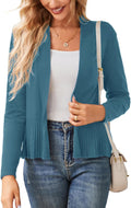 GRACE KARIN Women's Lightweight Draped Cropped Cardigan - Versatile 16
