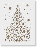 Christmas Tree Stencil - Reusable Mylar Holiday Craft Stencil
