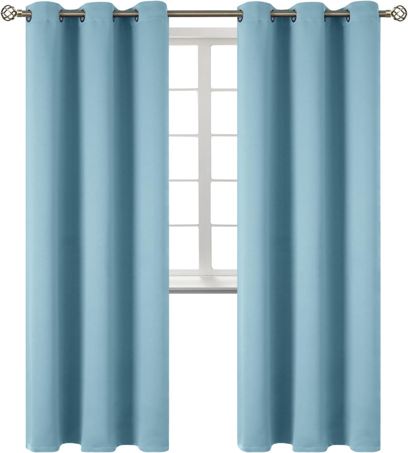BGment Room Darkening Curtains for Bedroom - 84 Inch Panels