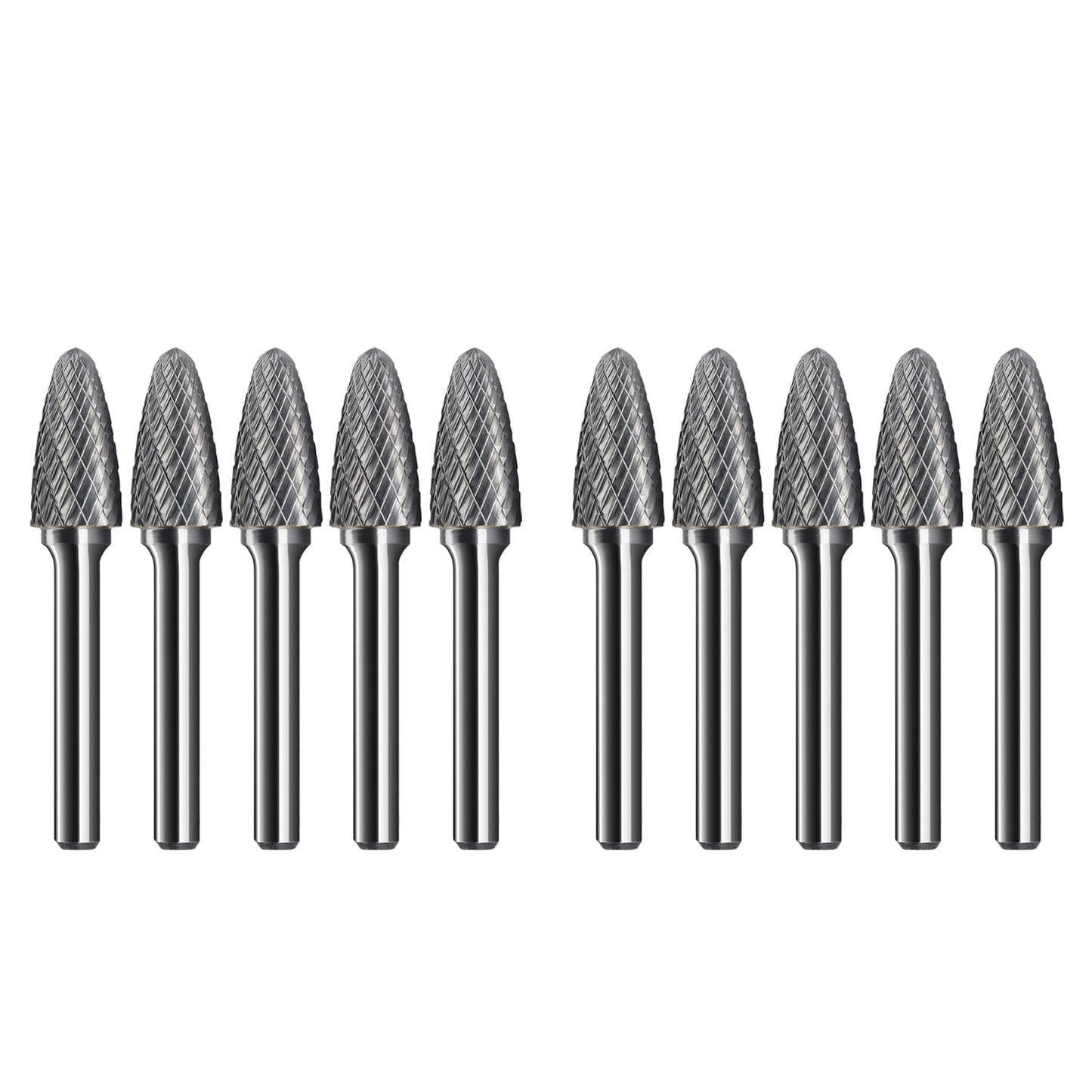 Asieg Tool SF-5 Tungsten Carbide Double Cut Rotary File Burrs