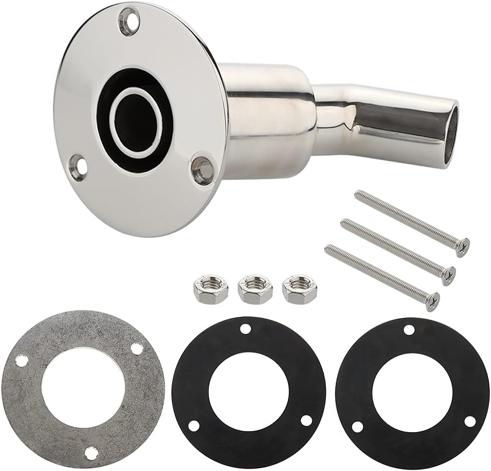 Stainless Steel 316 Thru Hull Exhaust Skin - 24mm Fitting