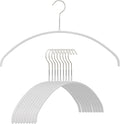MAWA Euro Series Non-Slip Clothes Hanger Set of 10 for Space Saving