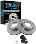 TRQ Front Brake Pad and Rotor Set Compatible with 2010-2019 4Runner