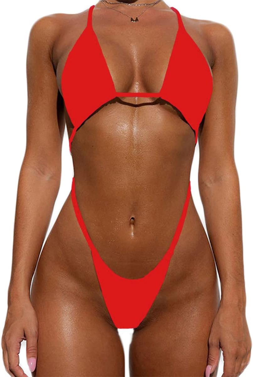 YIMISAN Sexy High Cut Cheeky Swimsuit!