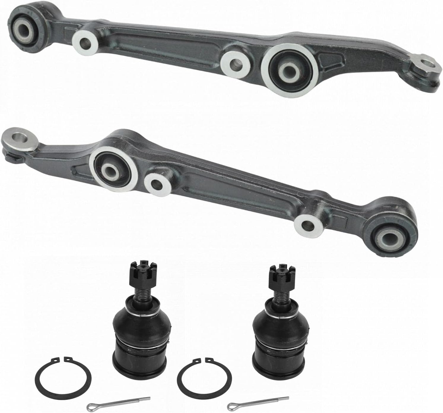 TRQ Front Lower Control Arm Set for 1996-2000 Honda Civic