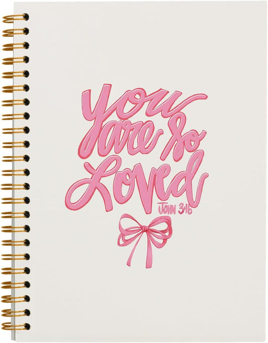 Christian Prayer Journal - Coquette Pink 5.5 x 8.3