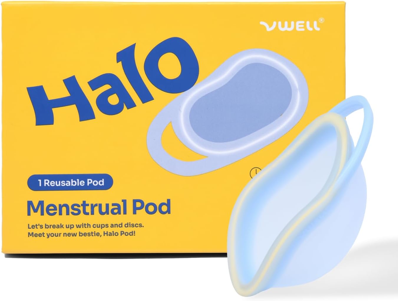 Halo Menstrual Disc Pod - Easy Insertion & Removal - 12 Hr Protection