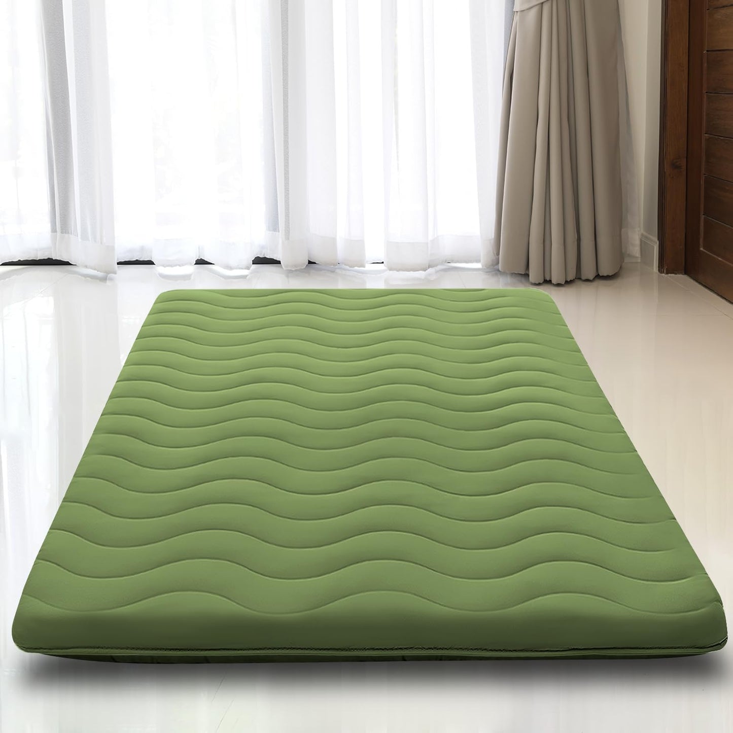 Japanese Floor Mattress with High Density Foam for Comfort