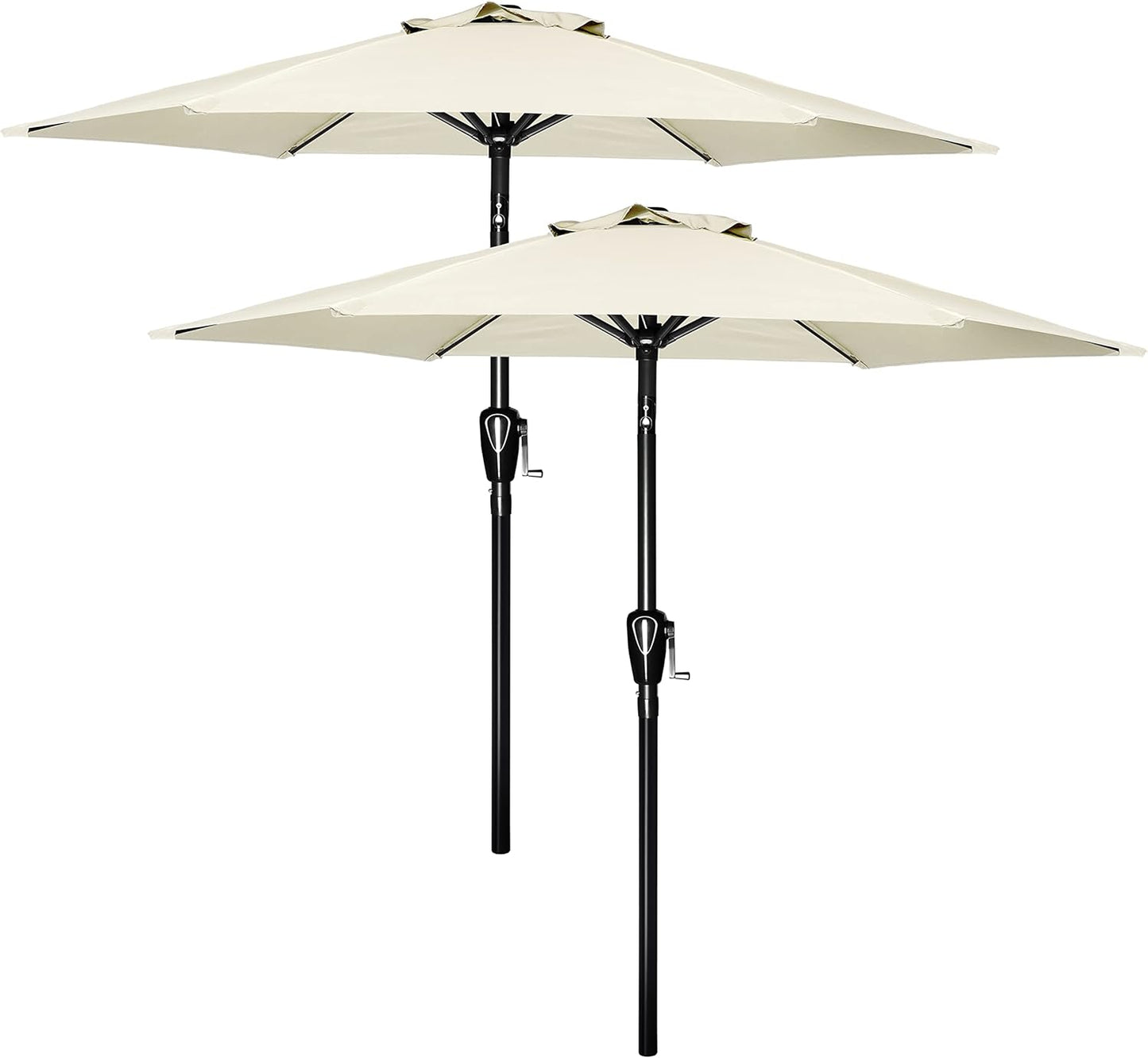 9ft Patio Umbrella with Push Button Tilt for Outdoor Spaces
