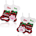 Personalized Pet Stockings with Names - Bone Shape Christmas Stockings