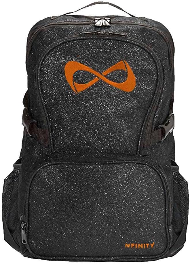 Nfinity Sparkle Backpack for Cheerleaders with Glitter Finish