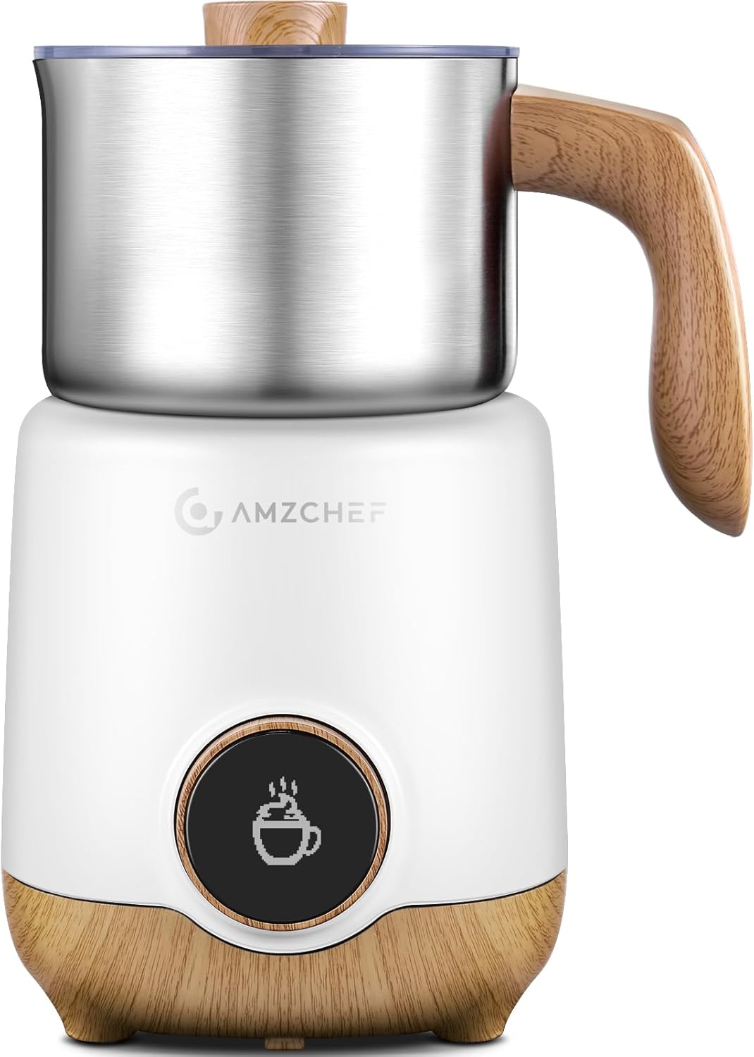 8-IN-1 Milk Frother and Steamer for Perfect Coffee Drinks