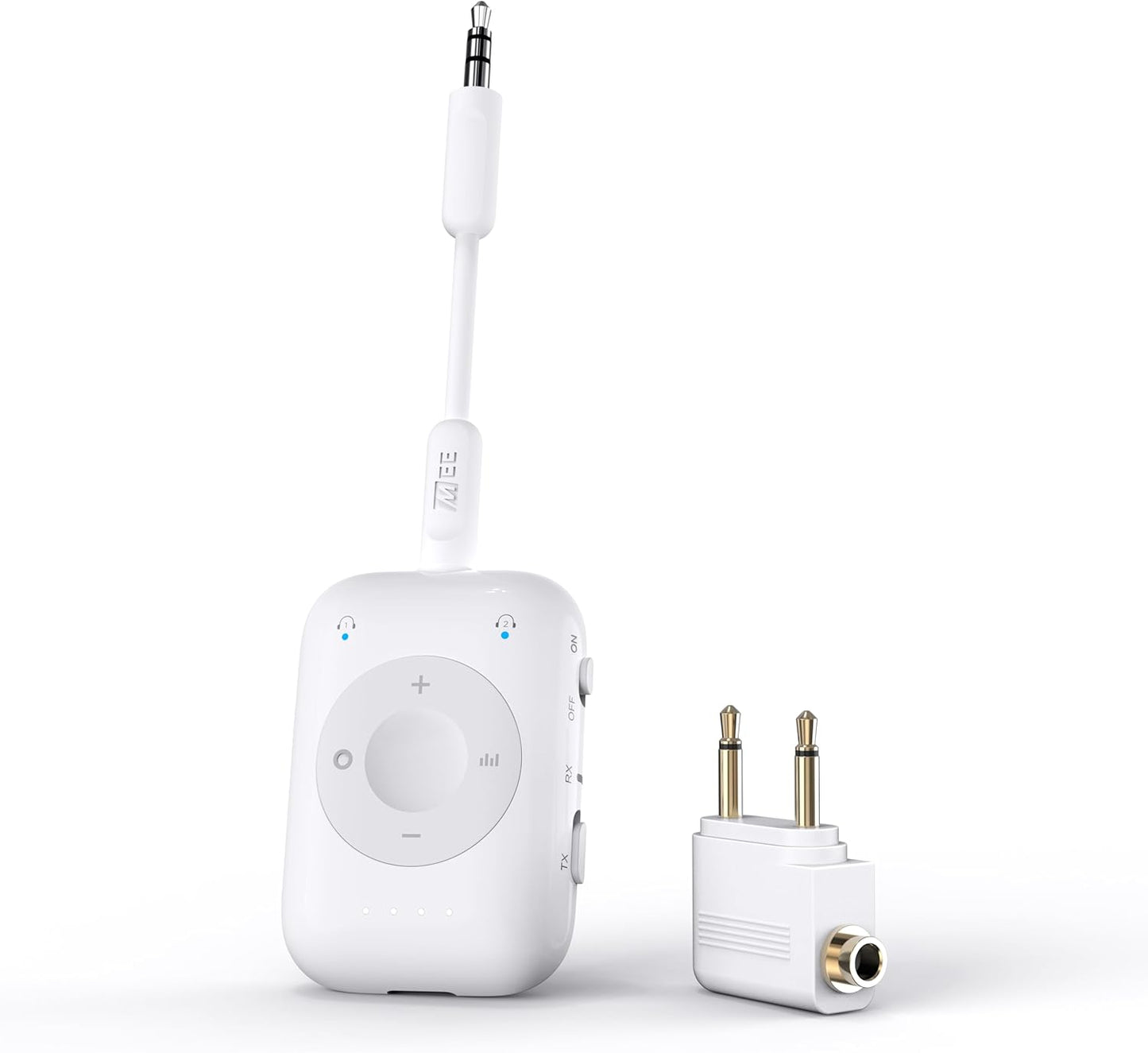 Wireless Audio Adapter: 2-in-1 for AirPods & Headphones