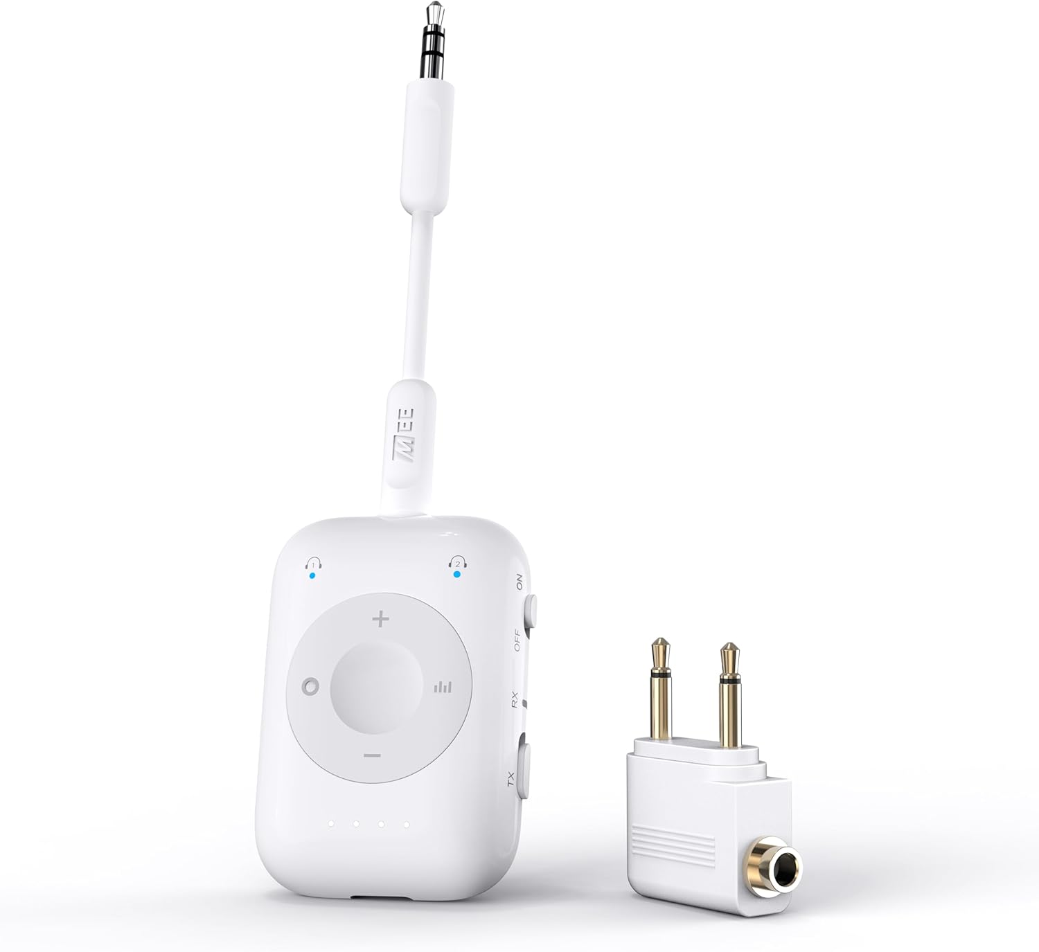 Wireless Audio Adapter: 2-in-1 for AirPods & Headphones