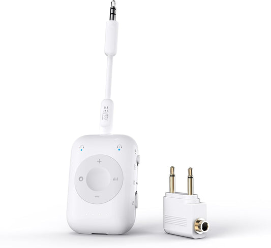 Wireless Audio Adapter: 2-in-1 for AirPods & Headphones