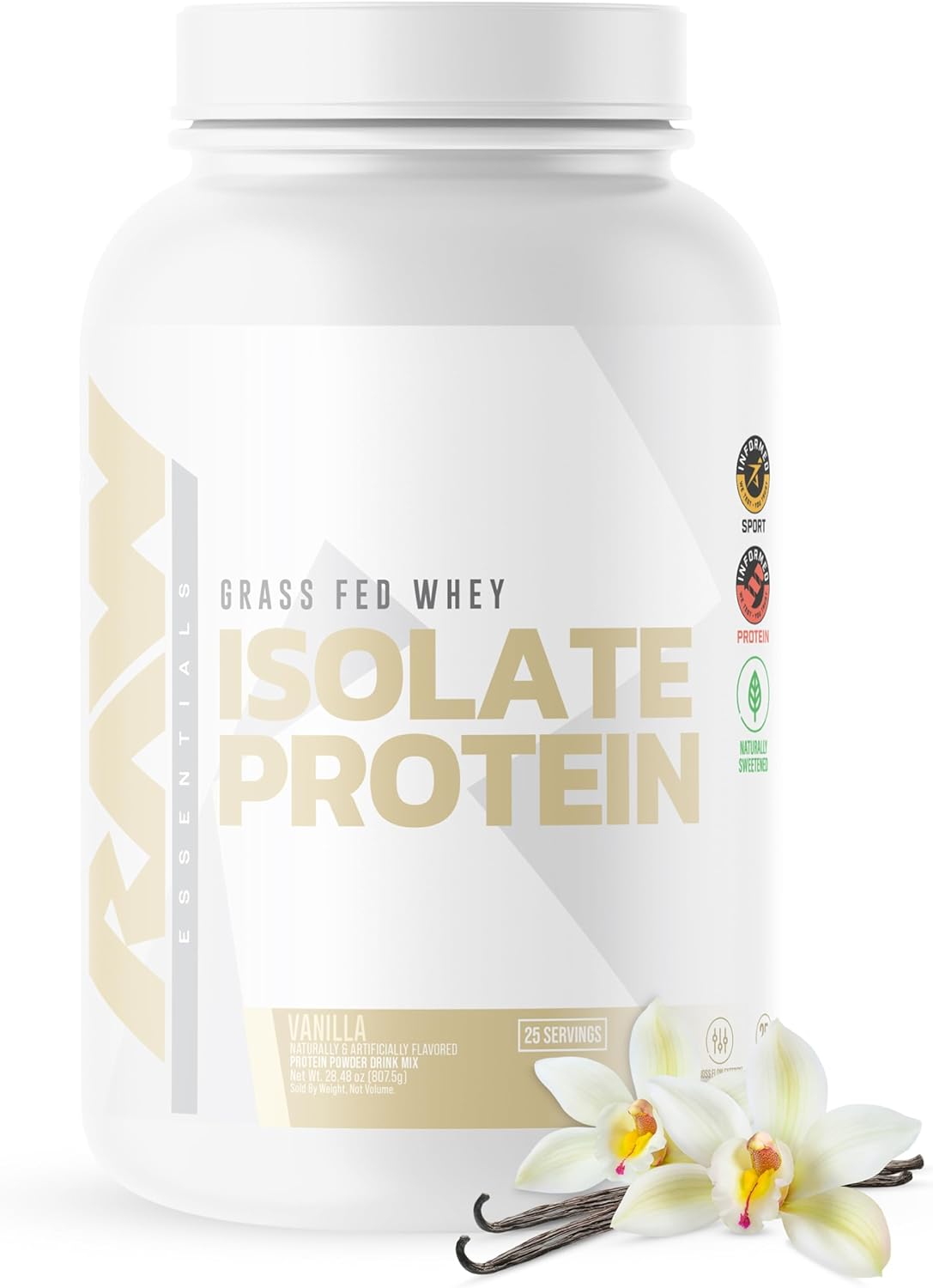 RAW Whey Isolate Protein Powder for Muscle Growth & Recovery