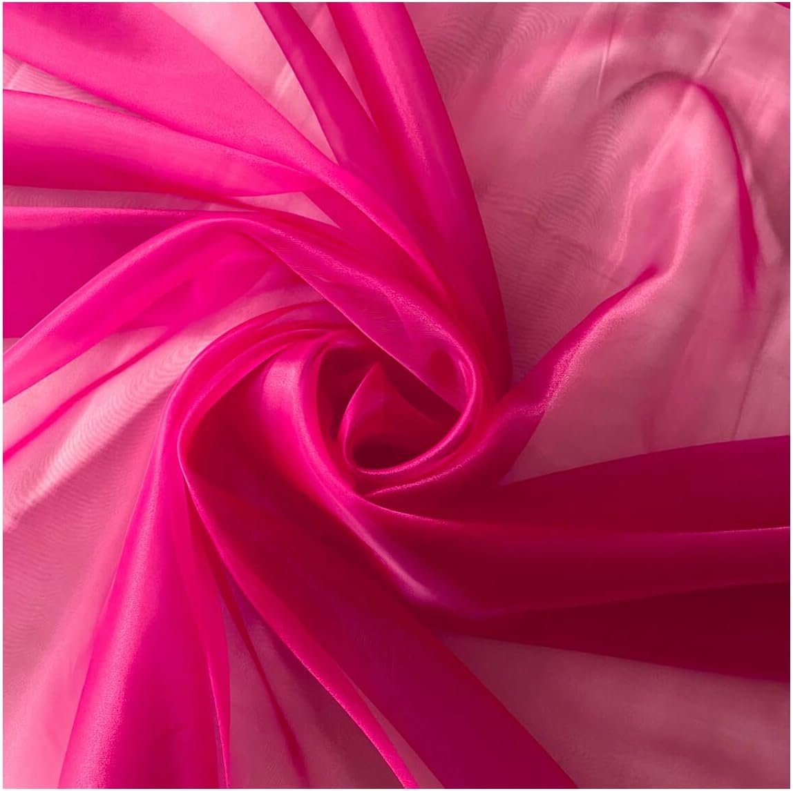 MDS Pack of 35 Yard Sheer Organza Fabric for Elegant Events