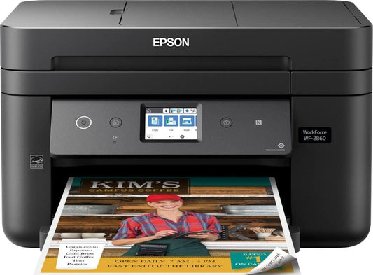Epson WF-2860 All-in-One Printer - Fast, Wireless Printing
