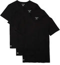 Lacoste Men's Essentials 3 Pack 100% Cotton Crewneck T-Shirts