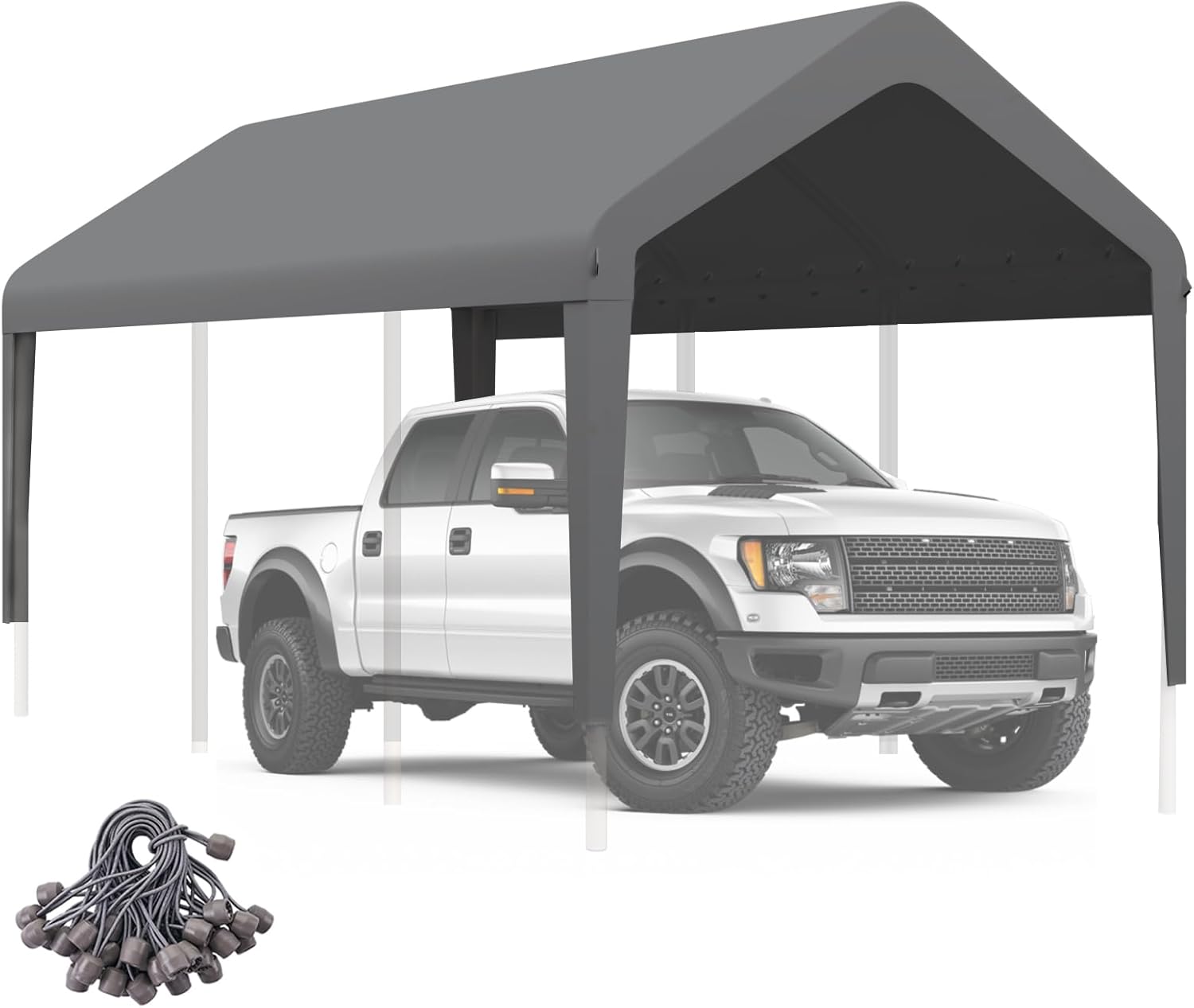 Heavy Duty Carport Canopy 10ftx20ft Replacement Cover for Shelter