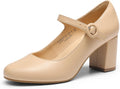 DREAM PAIRS Womens Mary Jane Pumps 2.76 in Chunky Heel - Classic