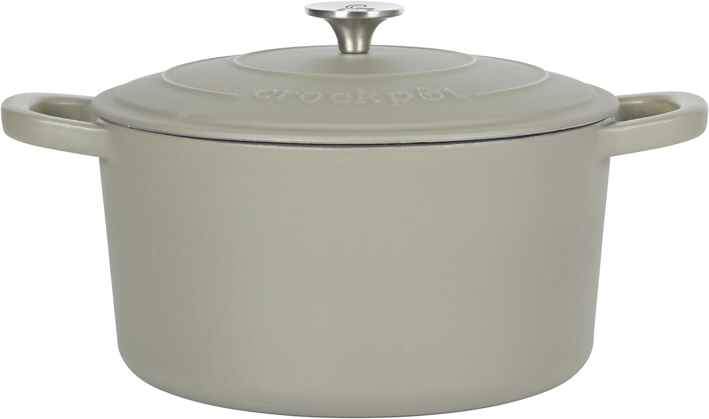 Crock Pot Artisan 5-Quart Round Cast Iron Dutch Oven Pot Review