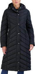 Madden Girl Womens Maxi Puffer Winter Coats - Long Quilted Jacket