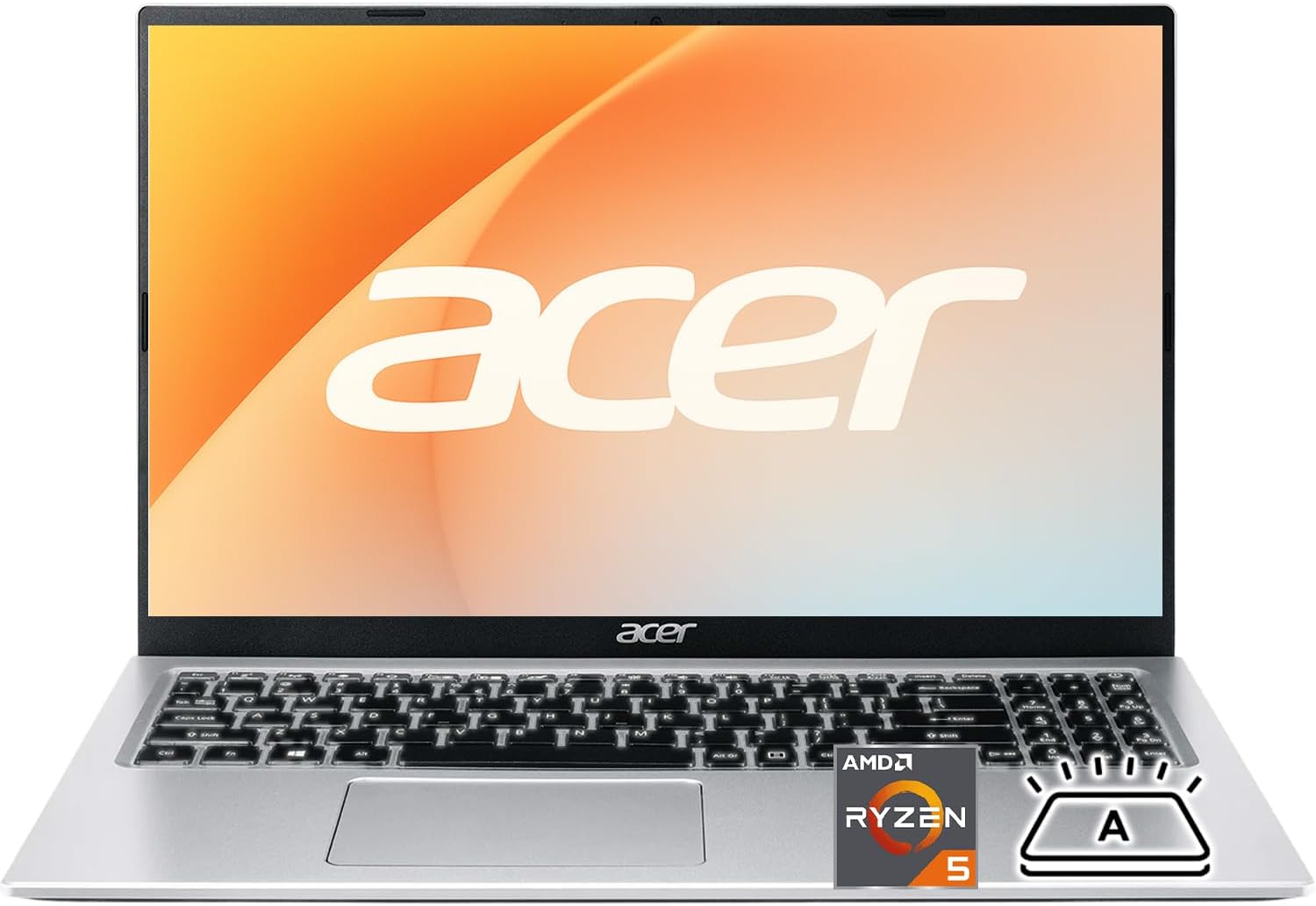 acer Aspire 3 Premium Laptop with Backlit Keyboard and Ryzen 5