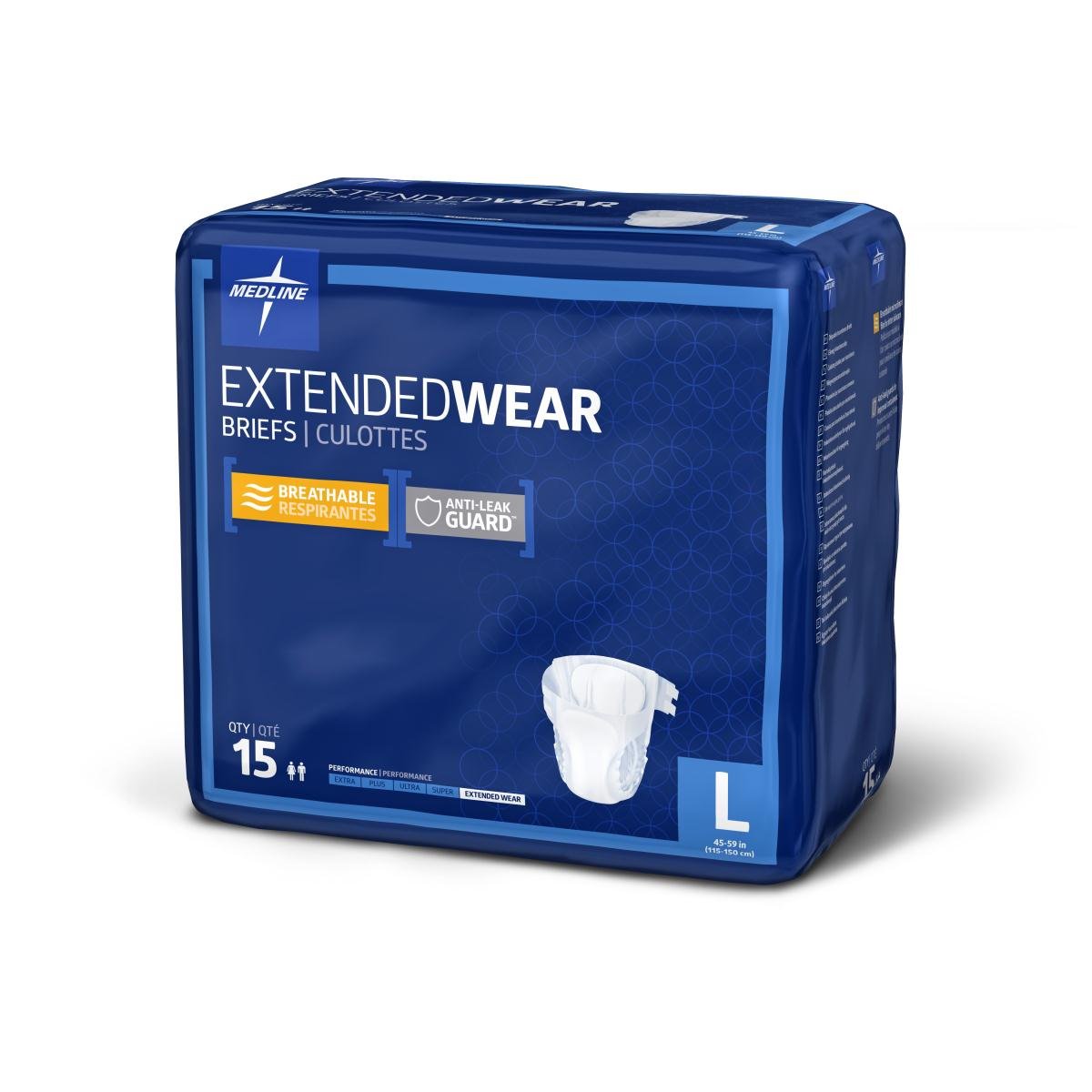 FitRight Large Adult Briefs - Comfortable Overnight Protection