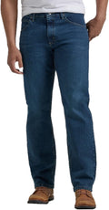 Mens Relaxed Fit 5-Pocket Flex Jean - Comfortable Everyday Denim