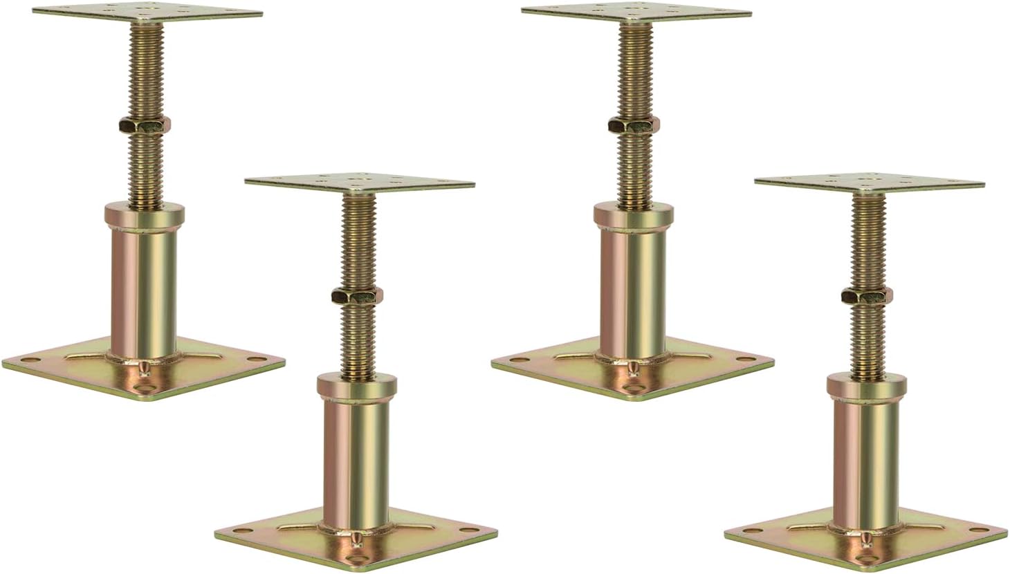 4 Pcs Adjustable House Floor Jack Posts for Leveling Support
