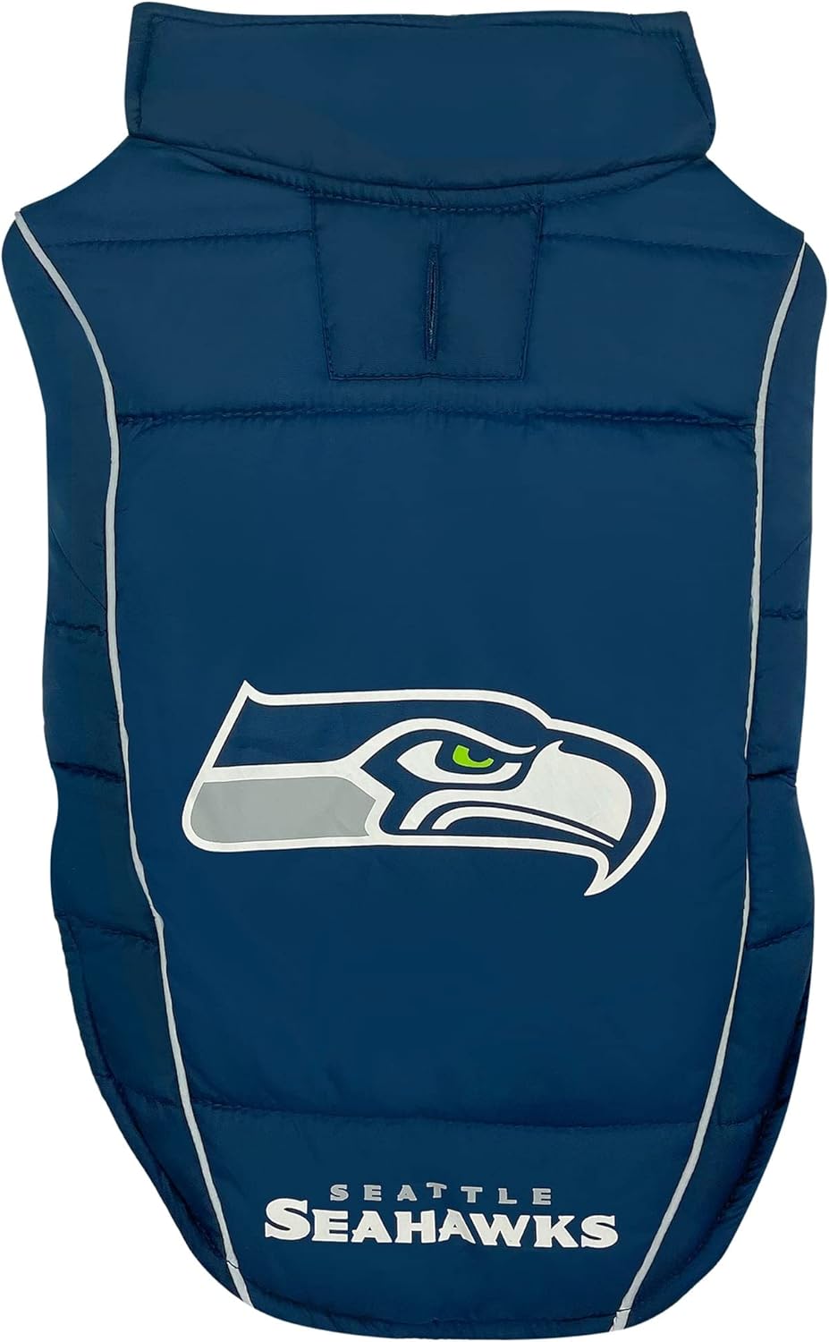 NFL Seattle Seahawks Puffer Vest for Dogs & Cats - Warm & Cozy