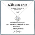 To My Daughter Necklace From Dad 14K Pendant - Heartfelt Keepsake