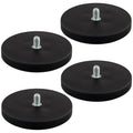 Neodymium Rubber Coated 1/4-20 Threaded Magnets - Heavy Duty Camera