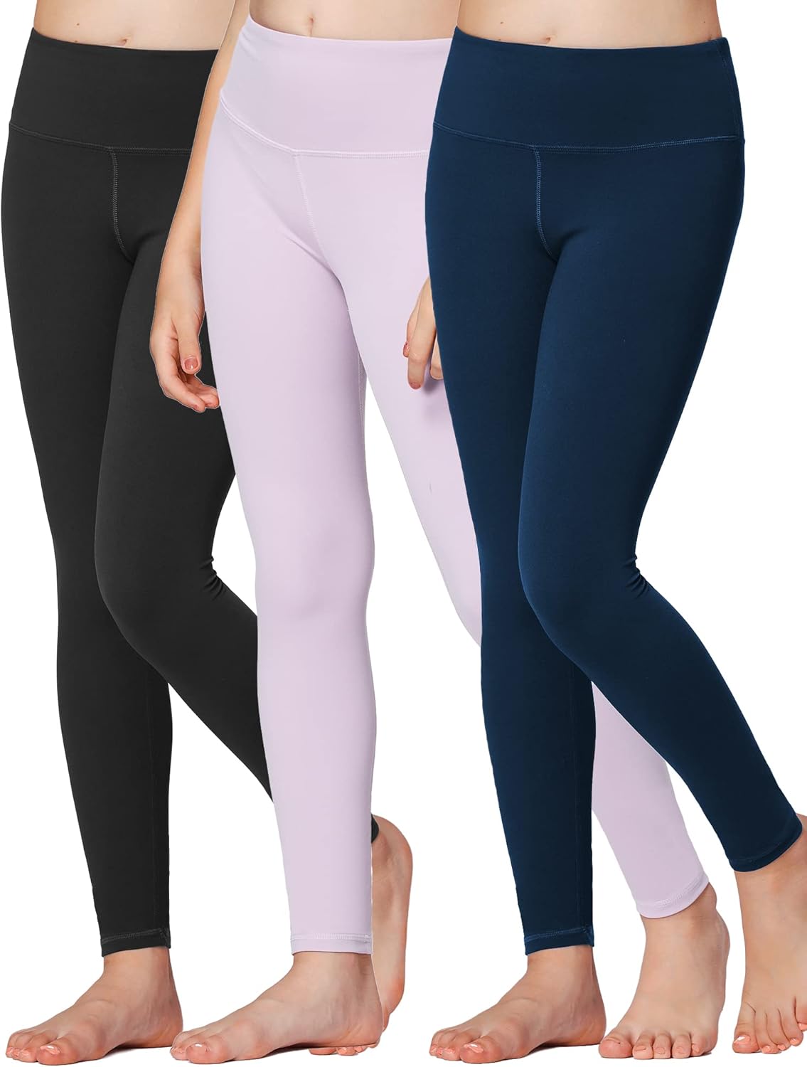Stelle Girls Athletic Leggings for Dance, Yoga, and Running